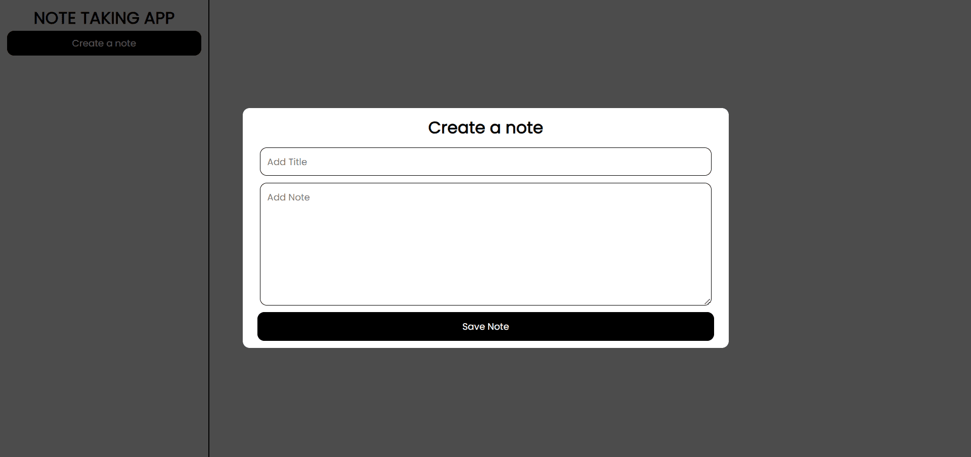 Create Note Preview
